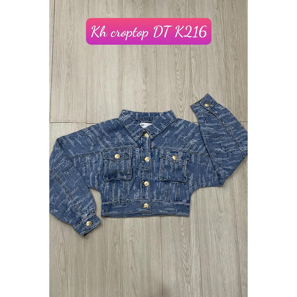 Kh jean croptop K21605
