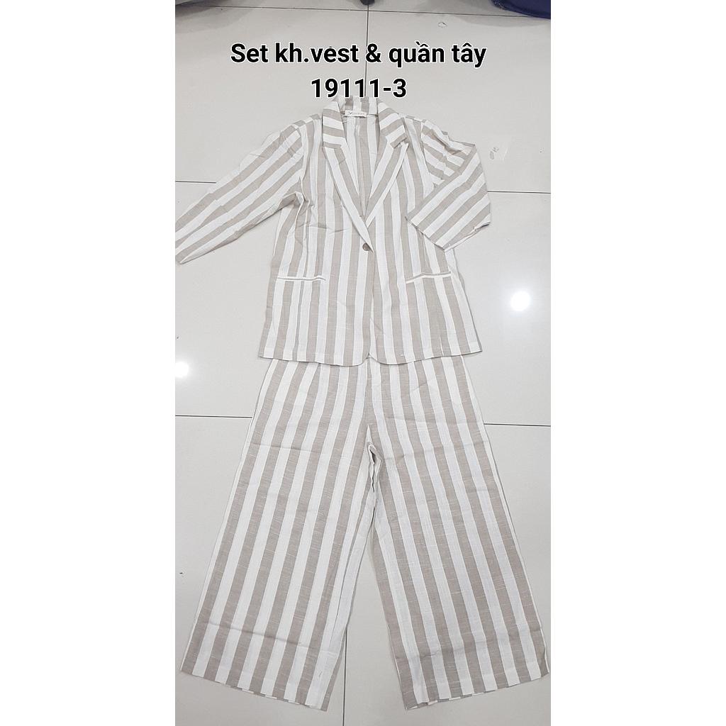 Set khoac vest & quan tay 19111-302