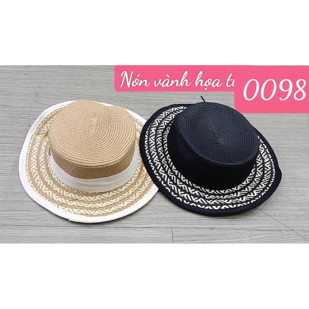 Non vanh hoa tiet 009806